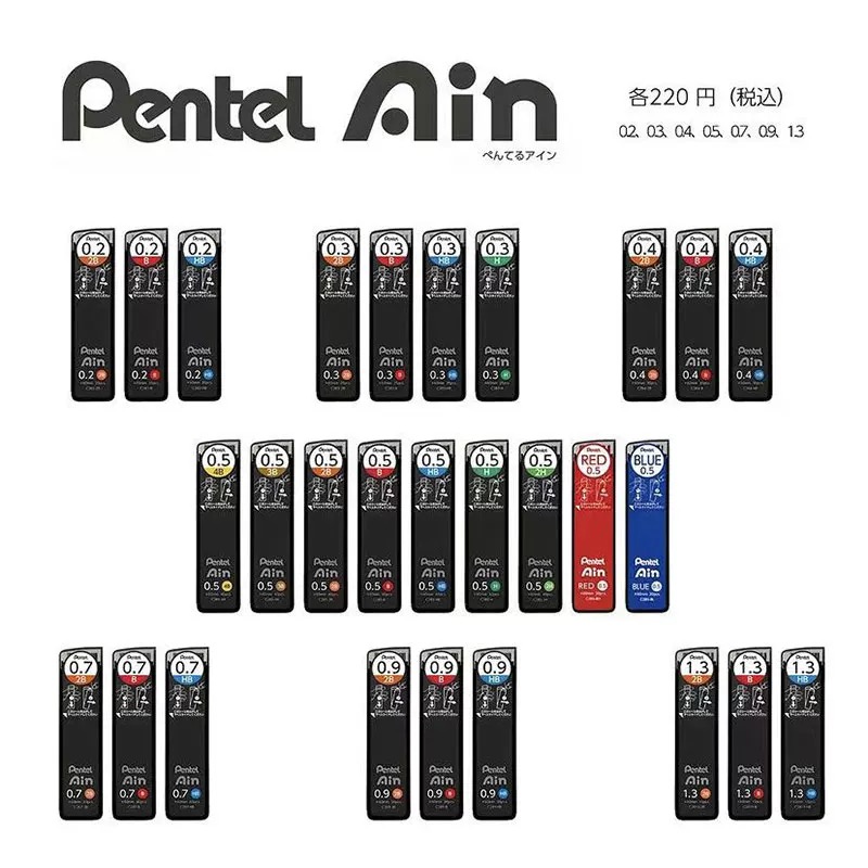Pentel Pen Energel - 1 Stück japanische Pentel Ain mechanische