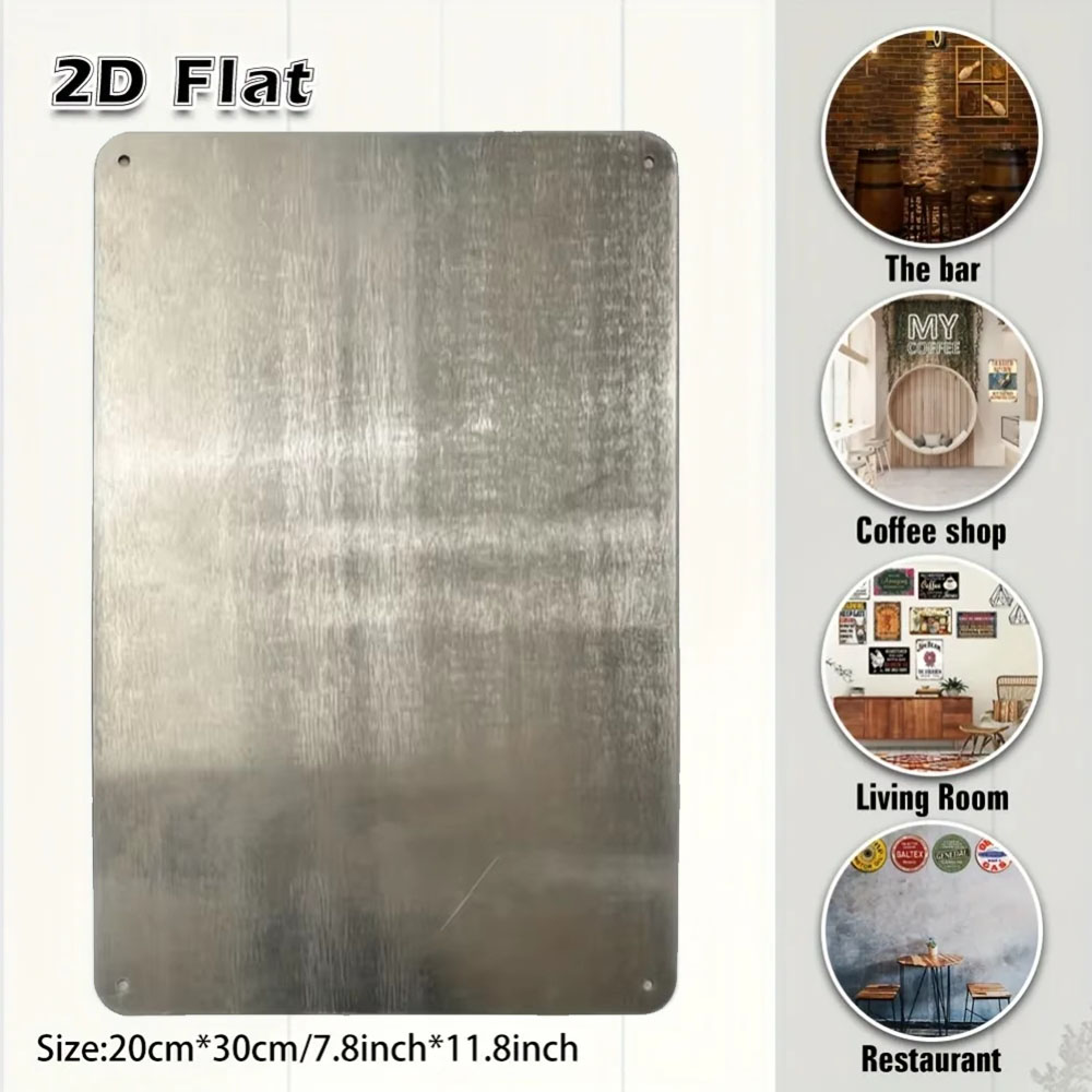 2D Vintage Metallschild, Jungf – Metal Photo Panel Bewertung und Preis