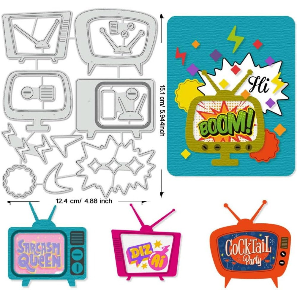 Retro TV Stanzformen Schablone – Metal Photo Panel Bewertung und Preis