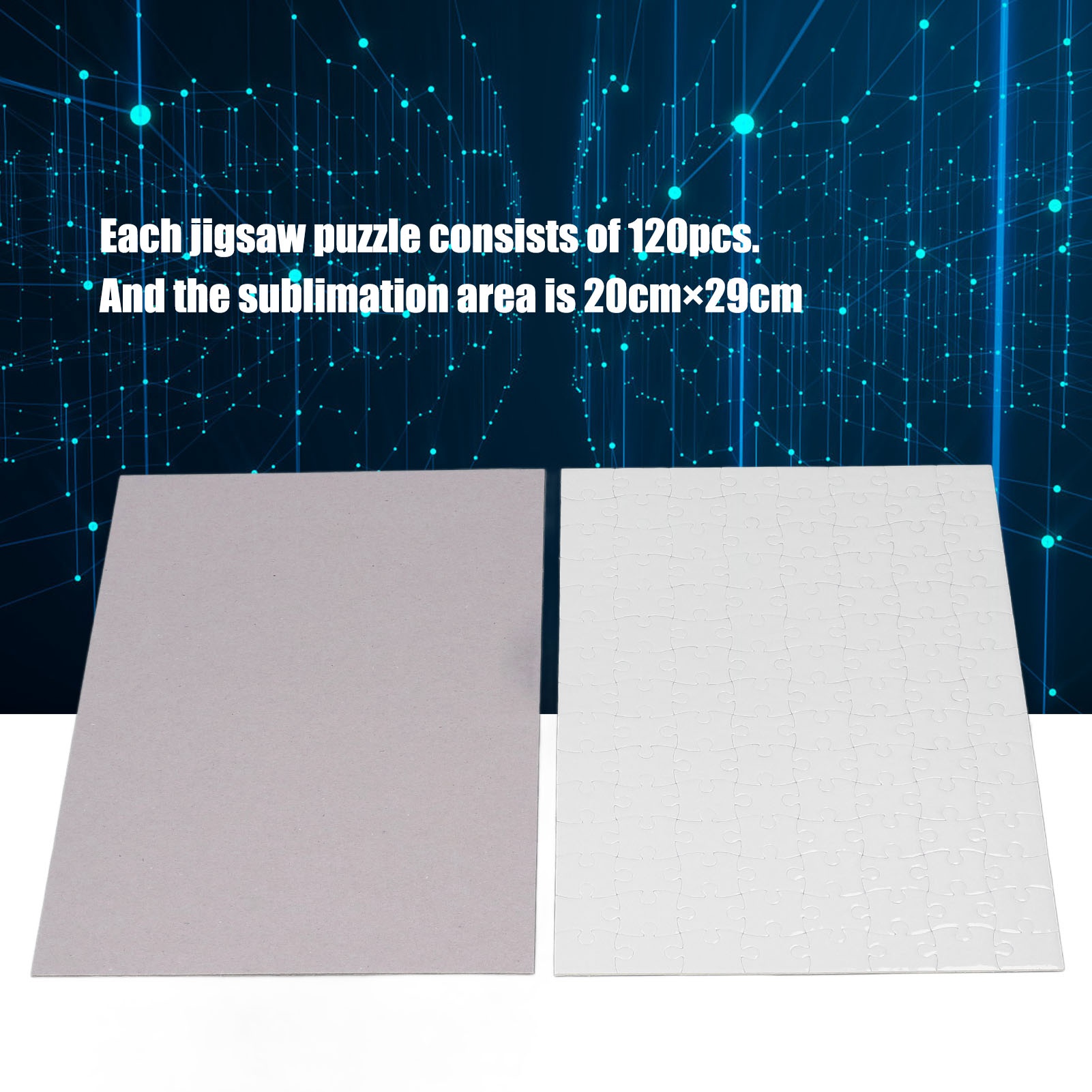 Druck-Puzzle 10 Sets Blanko-Pu – Puzzle Blank White Bewertung und Preis